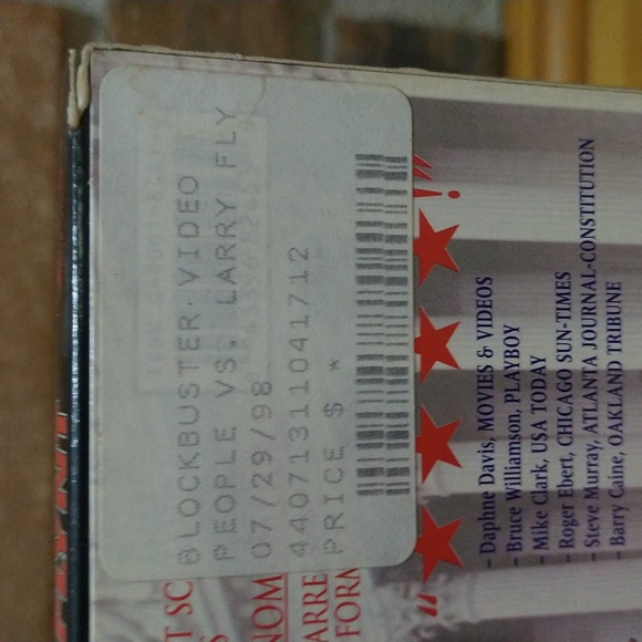 6/$15 The People vs. Larry Flynt 1996 VHS tape - Picture 5 of 14